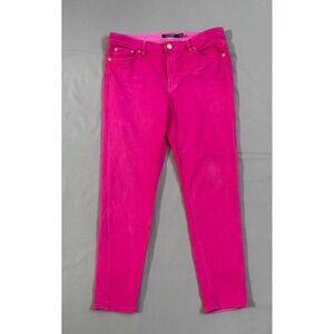 Lauren Ralph Lauren Womens Hot Pink Skinny Jeans Size 10 Pink Denim Pants
